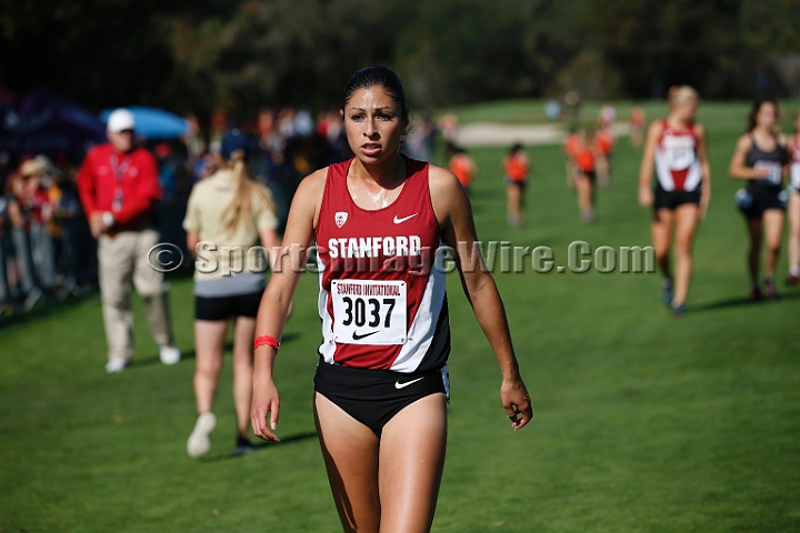 2014StanfordCollWomen-032.JPG - College race at the 2014 Stanford Cross Country Invitational, September 27, Stanford Golf Course, Stanford, California.